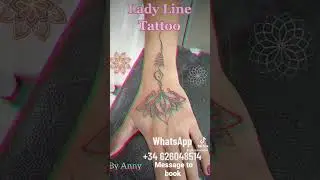Lotus Flower Mandala Hand Tattoo