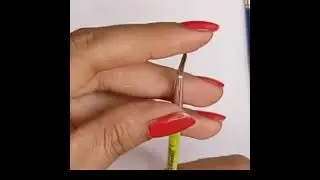 how to trim painting brushes for fine lines#diy #ricoart