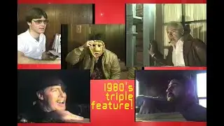 1980's VHS Triple Feature!  EVIL UNMASKED, THE PATIENT, OPEN SEASON