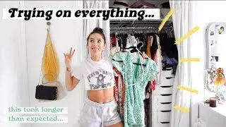 TRYING ON MY ENTIRE SUMMER WARDROBE | Summer Dresses Ed.
