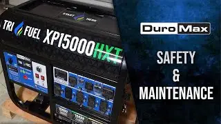 DuroMax Generator Safety and Maintenance Video