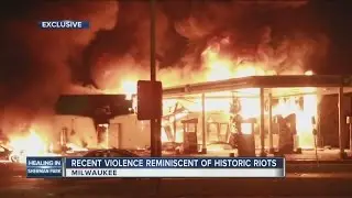 Sherman Park violence compared to 1967 riot