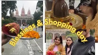 A Peaceful Temple Visit & Shopping Day #temple #mandir #shopping #peacefulday #minivlog #viral
