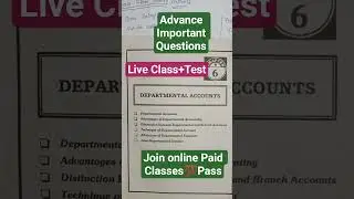Advance Accounting important chapters and question join online paid classes whatsapp03228004385