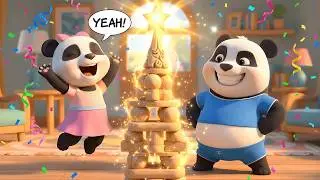 🐼 Baby Panda Builds Blocks at Home When the Lights Go Out 💡 | Baby Panda