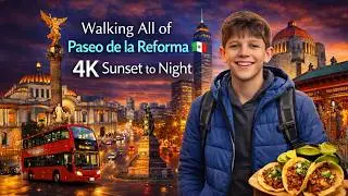 See ALL of Paseo de la Reforma Before Moving to Mexico City 🇲🇽 4K Walk