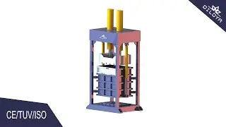 50kg Second Hand Clothes Compress Baler