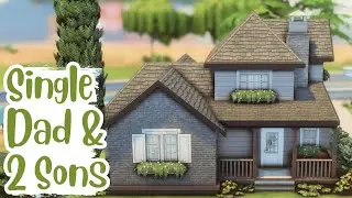 SINGLE DAD'S Home 👨&zwj;👦&zwj;👦🐕 | Sims 4 Speed Build