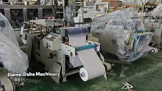 DBMQ-320 Flatbed die cutting machine with punching unit for tea tag