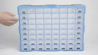 Bibox Labs Multi Grid Drawer Storage Tool Box - The Perfect Solution for Organizing Small Items!