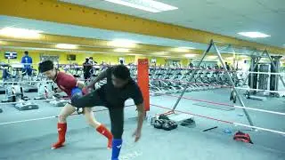 Bando Lethwei  -  kick counter Techniques and Sweep Techniques training