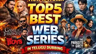 Top 5 best web series suggestions in Telugu dubbing 👍 #tranding #wednesday #wed