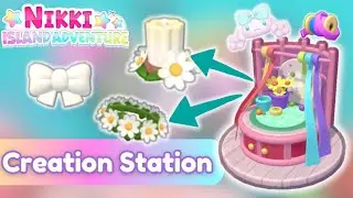 CREATION STATION GUIDE 🎀 🕯️ 🌸 Hello Kitty Island Adventure
