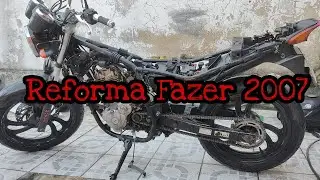 Comprei uma Yamaha Fazer e reformei em 3 dias.
