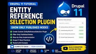 Drupal 11 EntityReferenceSelection Plugin Tutorial | Filter Only Published Nodes