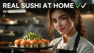 How to Make Sushi at Home | Easy Fresh Sushi Recipe by Professional Chef