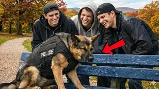 Heroic Police Dog Finds Abandoned Baby in Autumn Park &ndash; Heartwarming Rescue Story