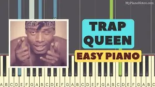 Trap Queen - Piano Tutorial with Notes and Chords | Learn to Play