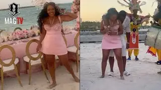 Yo Gotti Goes Cray Cray For Angela Simmons 36th B-Day! 🎊