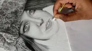 How to draw Nose and Lips of Hyper Realistic Drawing/Portrait | Step by step tutorial