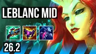 LEBLANC vs YASUO (MID) | 50K damage | KR Master | 26.2