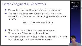 Minecraft Seedfinding Ep. 1 - Linear Congruential Generators