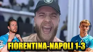 🇩🇰 RASMUSSSS!!! MOSTRUOSI, TITANICI!!! | FIORENTINA-NAPOLI 1-3 🔵