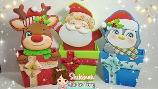 CAJA DULCERA NAVIDE&Ntilde;A EN FOMY 🎄🎄☃️
