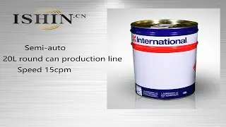 Semi auto 10 20L Closed Drum Production Line