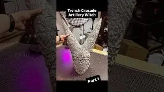 Trench Crusade Artillery Witch Cosplay Helmet #3dprinting #wargaming #trenchcrusade