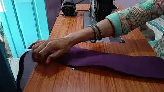 Ghaghra ki golae vali bukarm pti stitch karna
