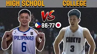 When NU Bullpups Defeated COLLEGE Basketball Team Highlights | Terrence Fortea Nag Init