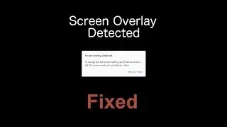 How to Fix Screen Overlay Detected Error on Android 6.0.1 Marshmallow 2016