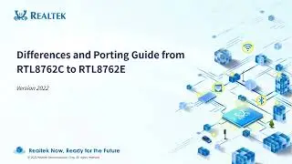 SDK Porting from RTL8762C to RTL8762E
