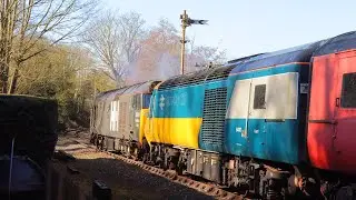 50008 moves Class 43s from Mid Norfolk Railway