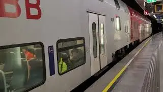 S1 nach Marchegg Ein-/Abfahrt Landstra&szlig;e (&Ouml;BB S-Bahn Wien CityShuttle Wieselzug🦦 DoSto)(21.01.2025)