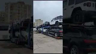 Авто  прибыли в порт  погружены на автовоз. Отправка машин из порта