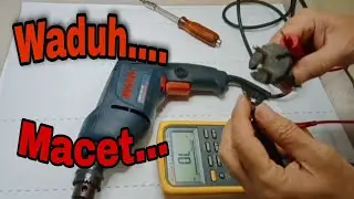 Tutorial Perbaikan Mesin Bor Bosch GBM 350 RE Yang Macet