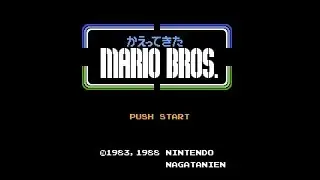 帰ってきたマリオブラザーズ プレイ動画 / Kaettekita Mario Brothers (FDS) Playthrough