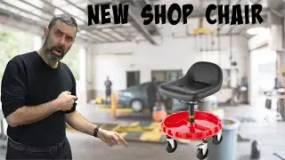 Табурет на колесиках Vevor Automotive Racing Seat. Идеально подходит для нового магазина.