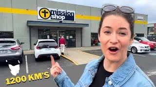 We Travelled 1,200 Kms To Go Op Shopping in Launceston Tasmania Thrifting Australia