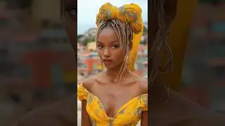 Vibrant Yellow Fashion Statement with Elegant Details #fashion #style #vibrant