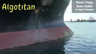 143m Algotitan Chemical Tanker Ship At Sarnia Docks