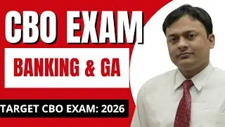 How to prepare for Banking Terms for CBO 2026 exam l Banking and GA for CBO paper l