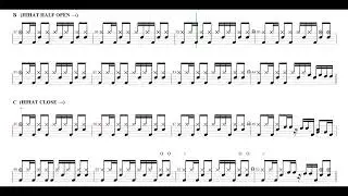 Taylor Swift-Eyes Open | Drum Score, Drum Sheet Music, 드럼악보