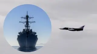 Russian Su-24 Jet Buzzes US Destroyer