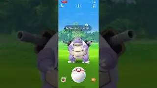 Shiny Blastoise! Mega raid battles Pok&eacute;mon go
