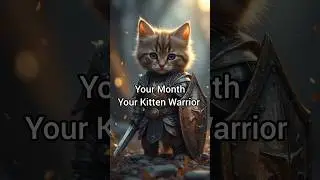 your Month Your Kitten Warrior#aiart #yourmonth #yourmonthyourthing #fyp #warriors #kitten #cats