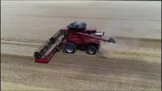 Magnum et bateuse case ih 