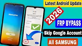 🎯All Samsung FRP Bypass👉 A02/A03/A03s/A04s/A12/A70/A21s/A22/A11/A32/A50 Google/Gmail Account Unlock